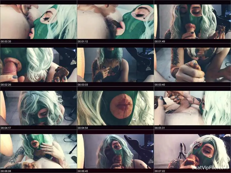 Shit Eating and Facesitting Sensation - German Scat Clip Featuring screenshot