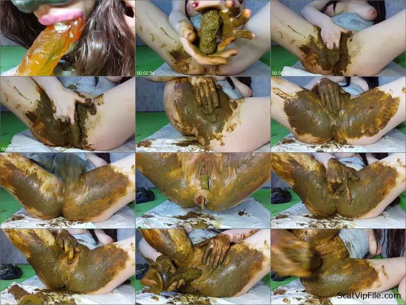 Anna Coprofield Prolapse Shit Porn: Polish Defecation Frenzy - Solo screenshot