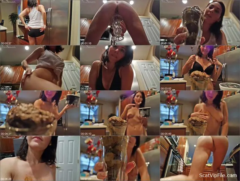 Alexa's Grimy Piss and Poop Show in a Full Glass Ass-Cream Set screenshot
