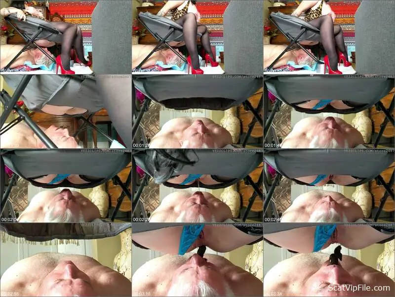 Bastienne Smears Fresh Shit on a Lucky Submissive's Face - Extreme screenshot