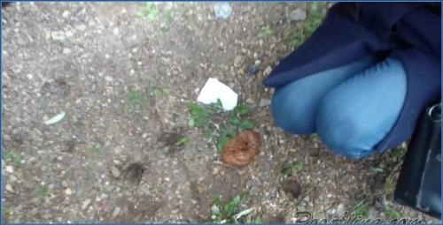 PooAlina's Street Shit Feast: Russian Freak Eats Fresh Poop - Scat Download