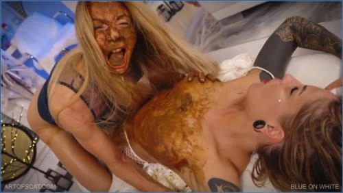Scat Pervert Girls Shitting, Pissing, and Smearing in Mucky Lesbian - Scat Download