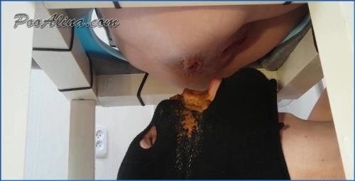 PooAlina's Extreme Shit Eating and Self-Induced Vomiting Display - Scat Download
