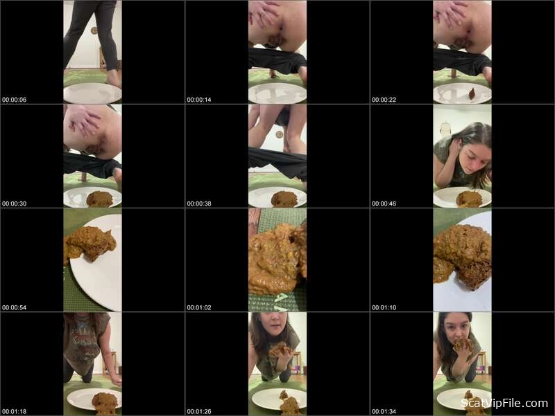 Layla Lee Shits on Dirty Panties and Smears Poop in Wild Scat Sex screenshot