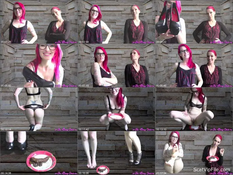Messy Chick Dominates with Urine, Dildo, and Shit Smearing screenshot