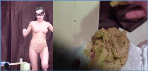 MilanaSmelly Grinds and Defecates on Her Submissive | ScatVipFile - Scat Download