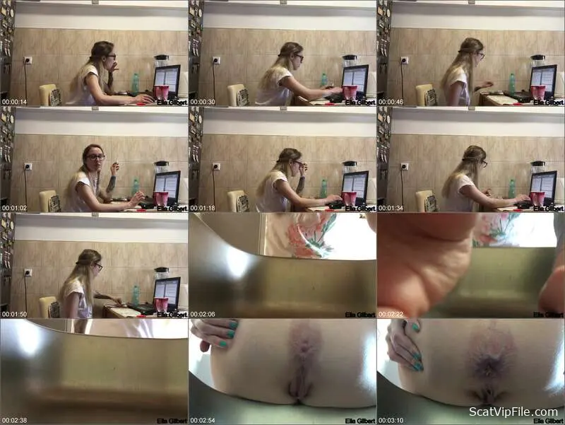Josslyn Kane Shits on the Toilet and Smears Her Dirty Ass screenshot