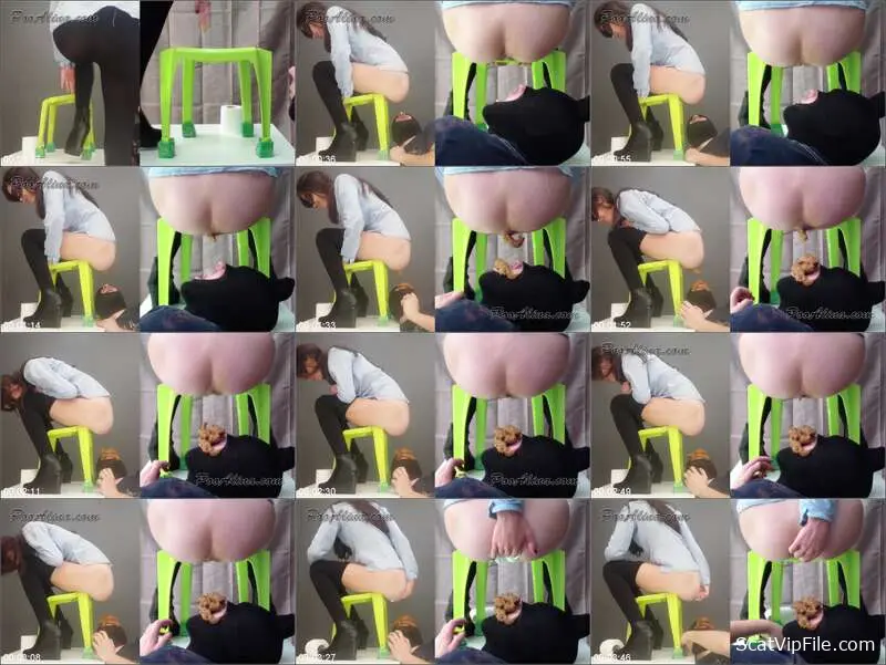 PooAlina's Extreme Russian Defecation and Humiliation - Kissing screenshot