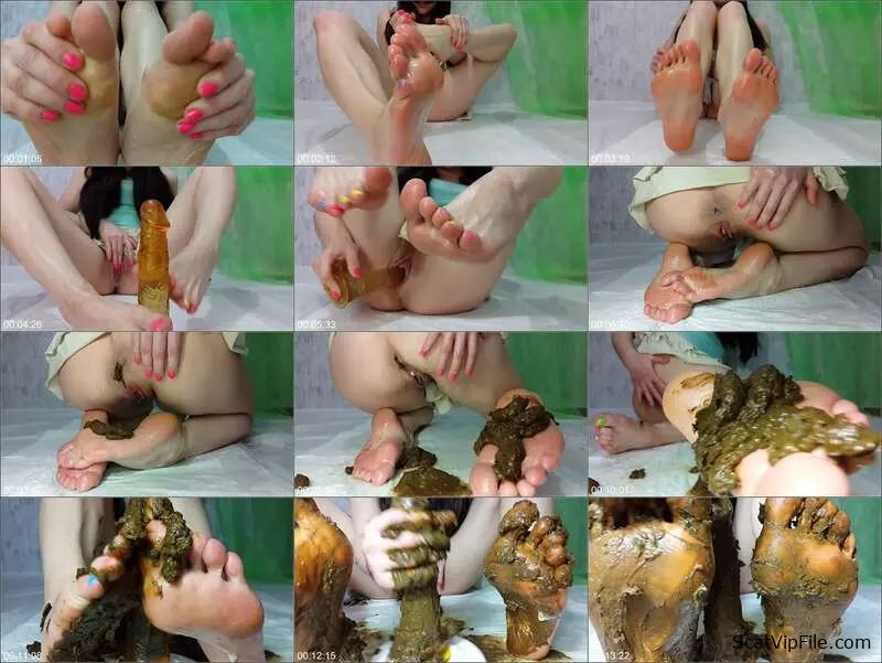 Anna Coprofield Defecates, Smears and Dominates in Solo Scat Bliss screenshot