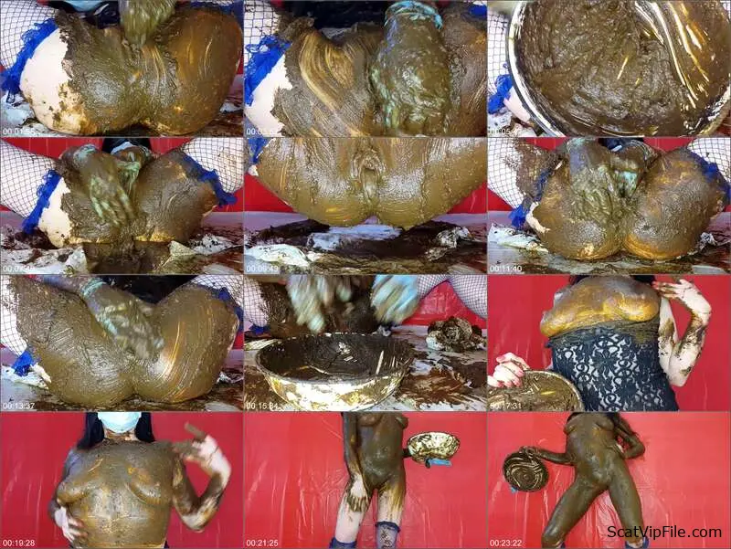 Anna Coprofield Shits and Smears in Extreme Polish Scat Prolapse Video screenshot