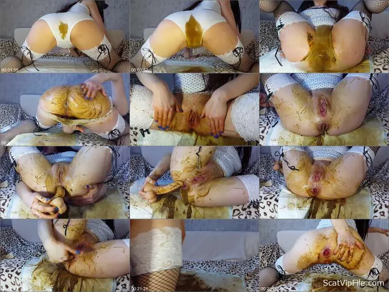 Anna Coprofield Prolapse Diarrhea Solo in Polish Scat Porn screenshot