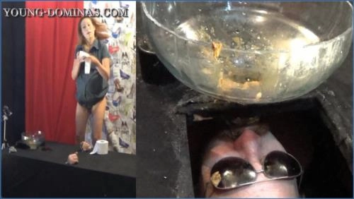 Stupid Slaves Commands Puke and Fart Domination on Kneeling Slave - Scat Download