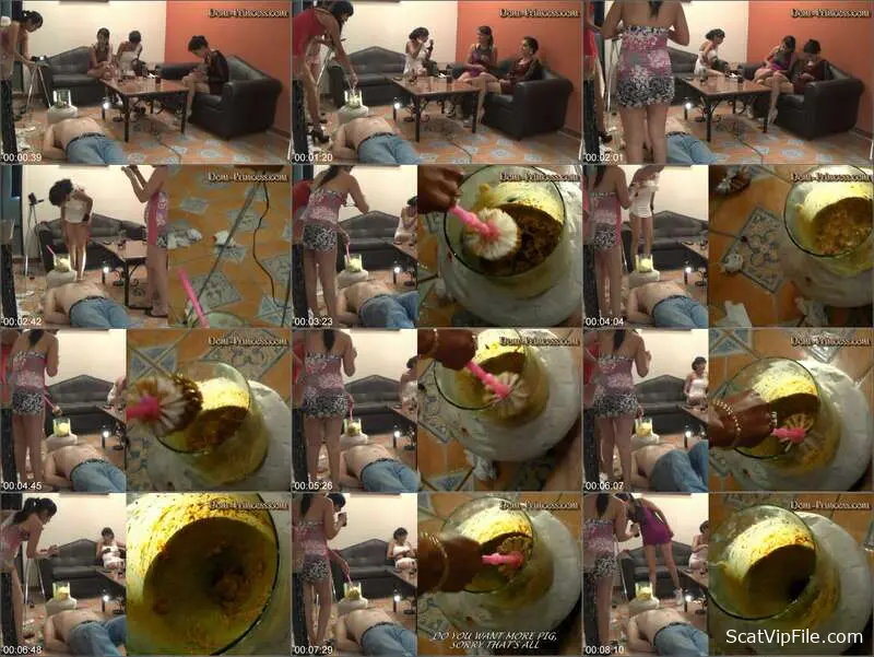Sadomasochistic Latina Denise Commands Her Ugly Partner in Scat screenshot