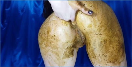 Anna Coprofield's Prolapse Shit Show in White Jeans - Polish Scat - Scat Download