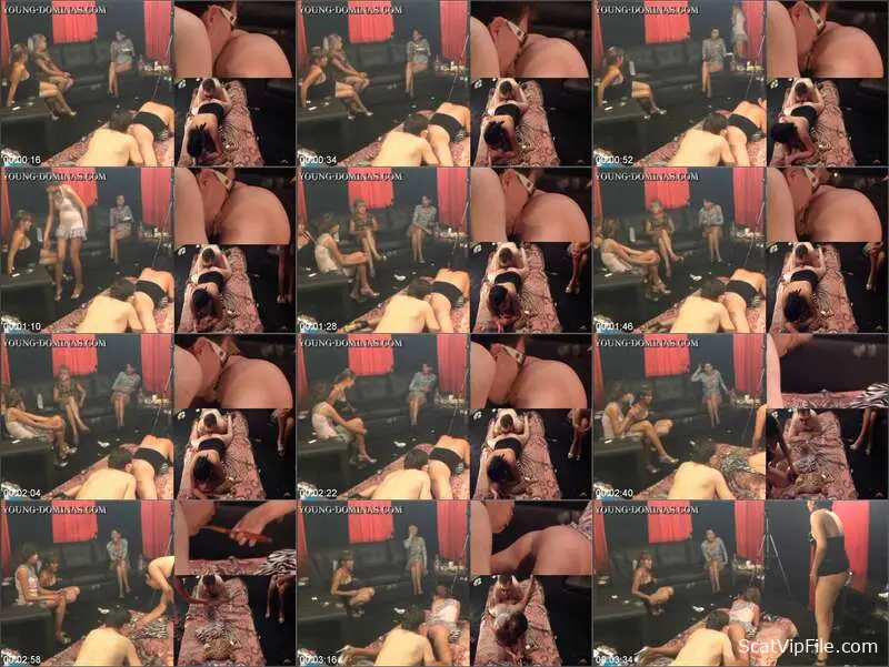 Stupid Slaves Commands with Farting and Facesitting Scat Action screenshot