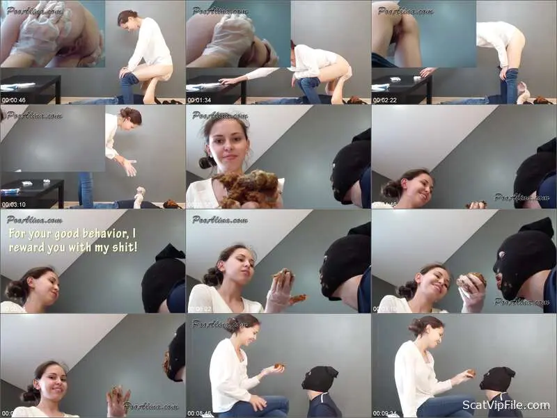 PooAlina in Alina Pooping in Mouth and Playing with Efro - A Sordid screenshot