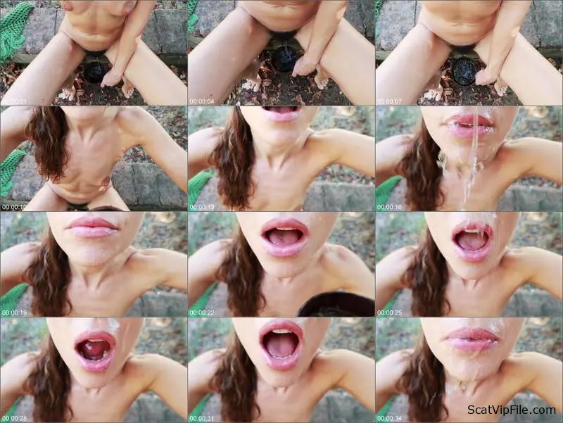 Sabrina Dacos Peeing and Playing with Food in Wild Kaviar Action screenshot