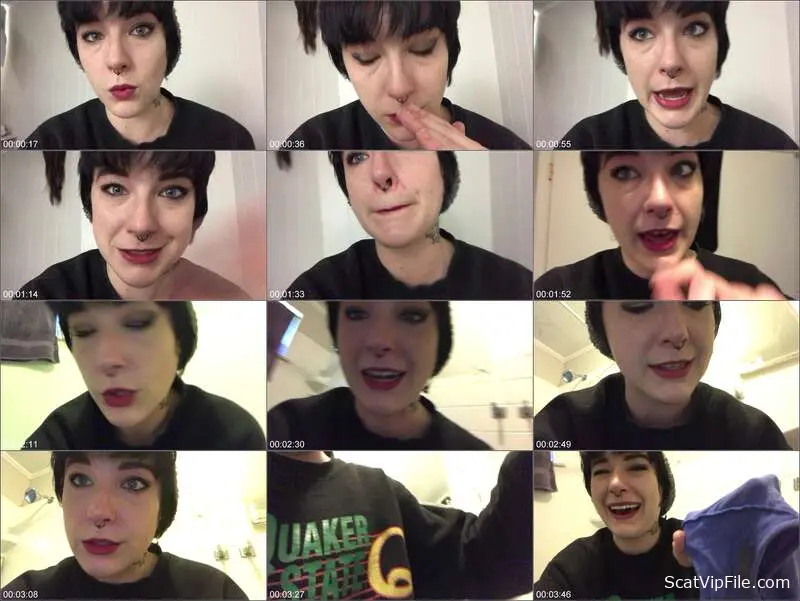 Missellie's Nasty Bathroom Dominance: Vomit, Piss, and Shit Tasting screenshot
