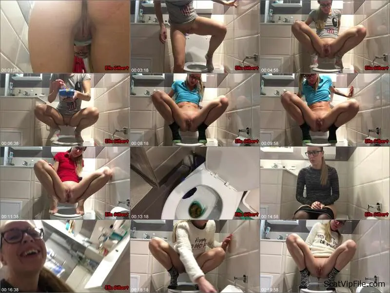 Ella Gilbert Defecates, Fist and Smears in Solo Toilet Scat Spree screenshot