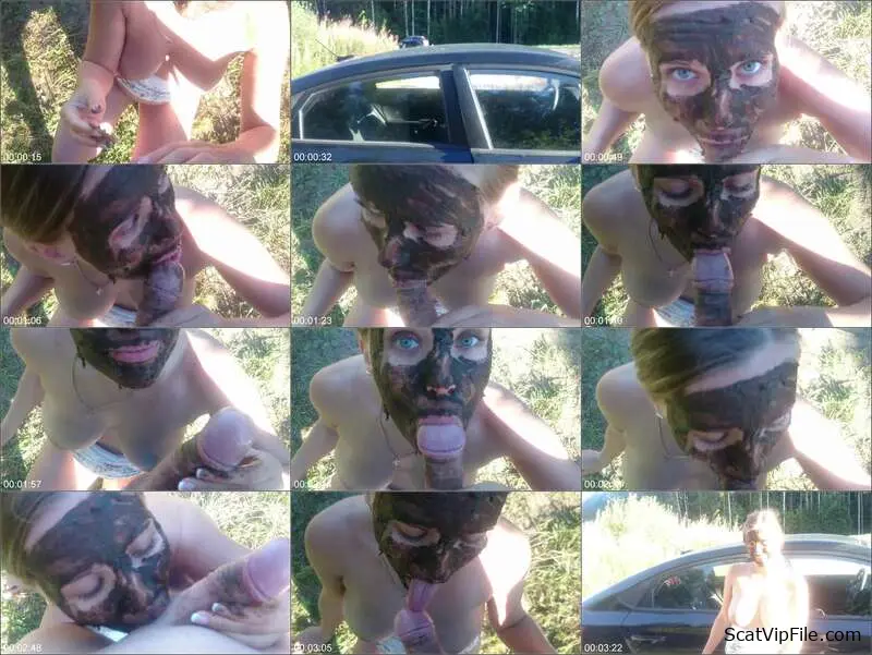 Brown Wife Puts On a Pissing Spectacle in Public - Scat/Copro Thrills screenshot
