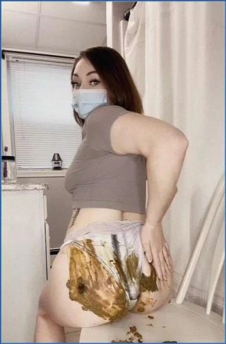 KnkyKttn97 Poops on a Toothbrush with Big Toys - Anal Defecation Fun - Scat Download
