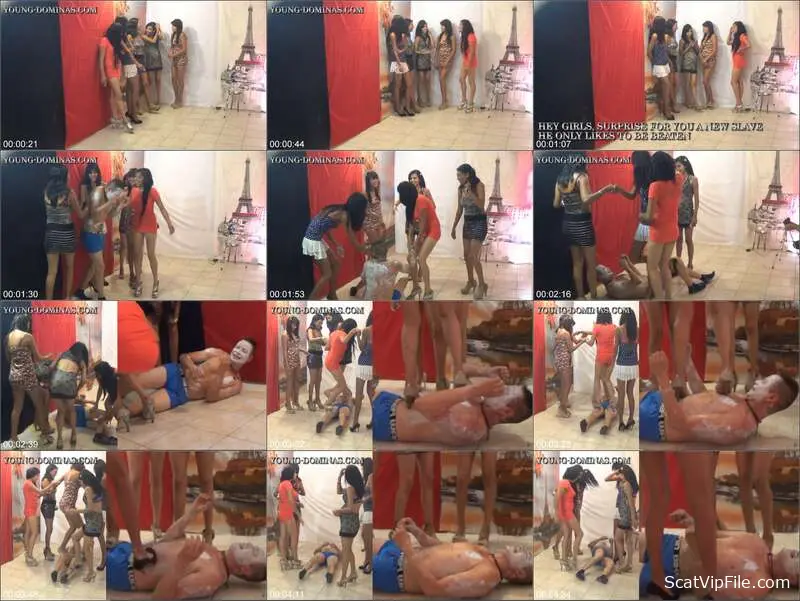 Stupid Slaves Dominates with Grimy Farts and Vomit in Extreme Femdom screenshot