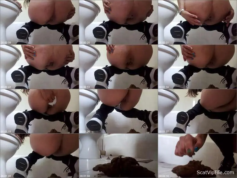Liglee Smears and Defecates in a Sloppy Dildo and Toy Scat Romp screenshot