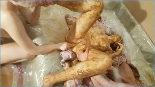 Astra Celestial Enema Action: Peeling Back Layers with Depraved Poop - Scat Download