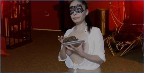 Scatlina Swallows and Smears in brutal Solo Scat Porn Video - Scat Download