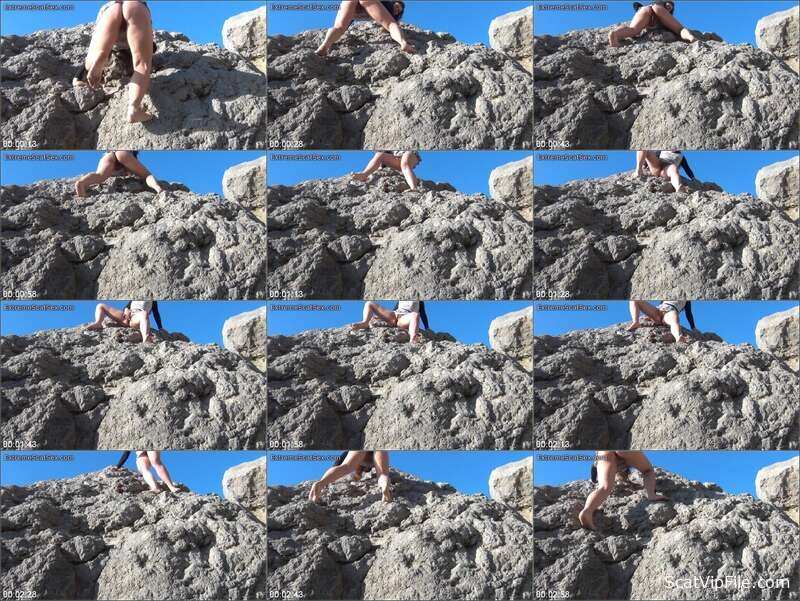 Nadya Shits in Pretty Rock Climber Video screenshot