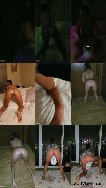 Watch LilbuttLex Use Light Up Butt Plug in Hardcore Kaviar Video screenshot
