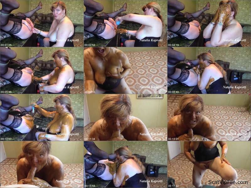 Scat Porn with Natalia Kapretti- Dirty Minet and Real Enema Action screenshot
