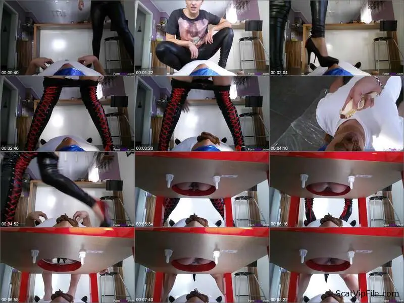 Femdom Scat Commands Extreme Shit Eating and Enema Domination screenshot