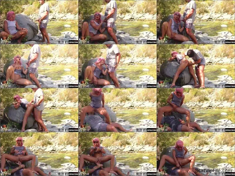 Valery Vita's Extreme Anal Copro Femdom in Sporche Pisciate estive al Fiume screenshot