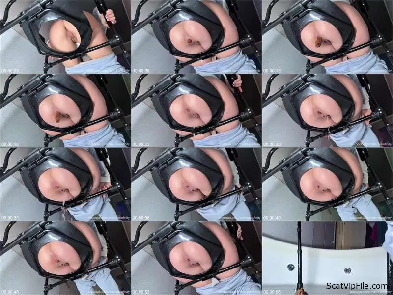Miss Infinity German Femdom Scat Domination with Kaviar Defecation screenshot