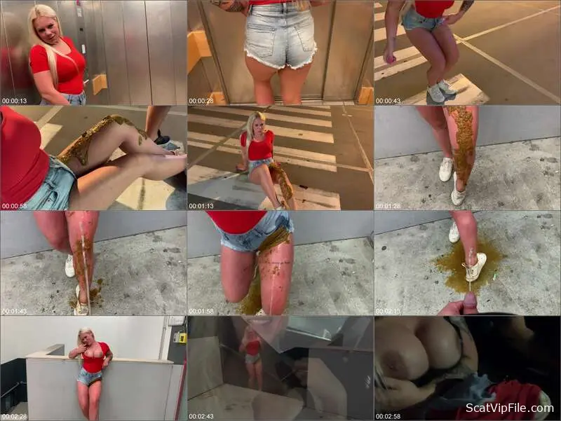 Devil Sophie Delivers Extreme Scat and Pissing in Garage screenshot