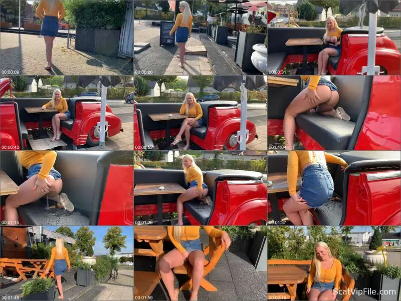 Devil Sophie Engages in Hardcore Scat and Pissing in Public Burger Car video screenshot