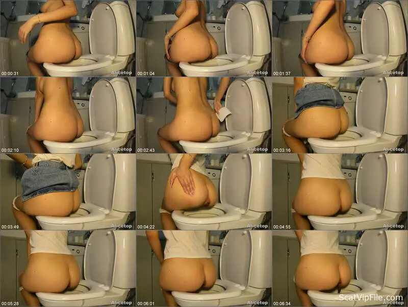 Alice Top aka Markovna- Hardcore Kaviar Poop and Quiet Farting in Toilet screenshot