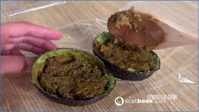 Filthy Farting and Copro with Ella Dearest in AVOCADO REFILL - Scat Download