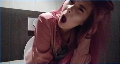 HotDirtyIvone Shits and Pisses in Public Toilet- Scat Porn Video - Scat Download