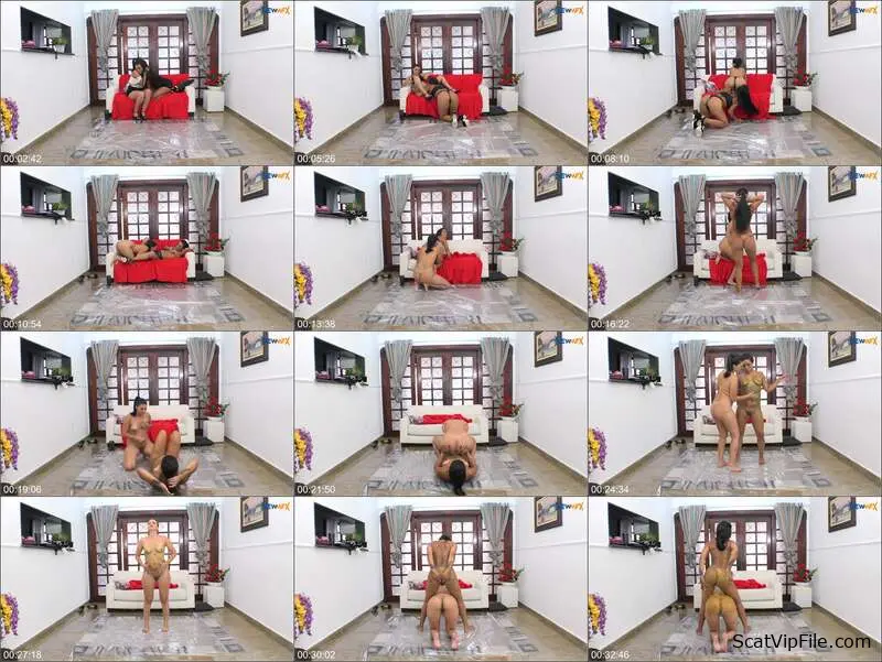 Morena Ros Eats and Smears Shit in Scat Femdom Video screenshot