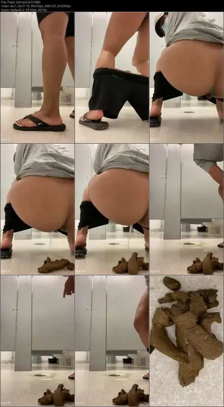 BrownSensation8 Extreme Scat and Anal mess in Public Shit screenshot