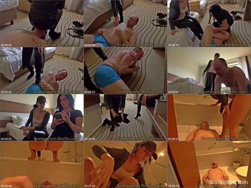 Lady Amy Humiliates Slave with Extreme Scat and Farting vid screenshot