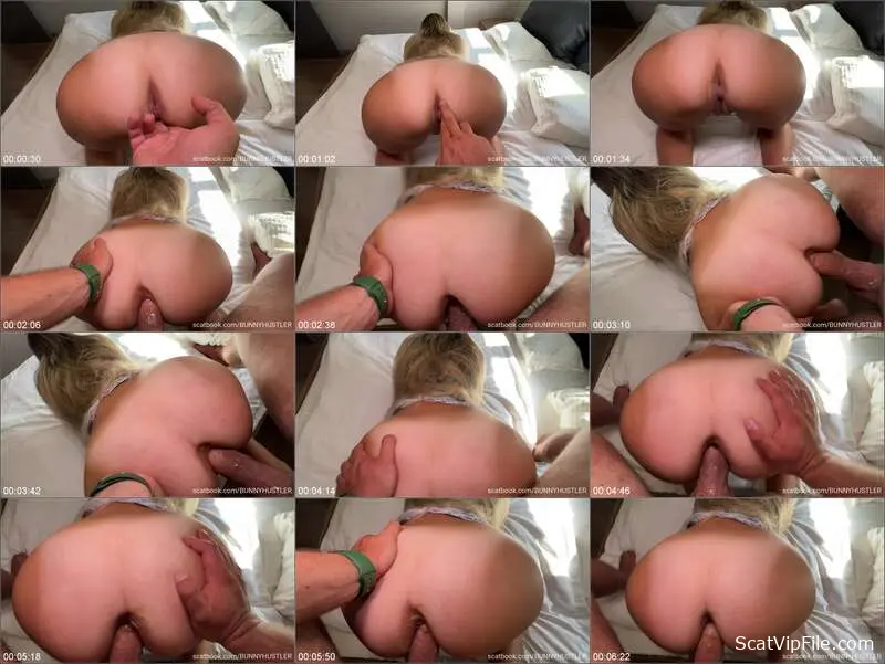 Bunny Hustler Pushes Limits in Dirty Anal Pooping Pov Video screenshot