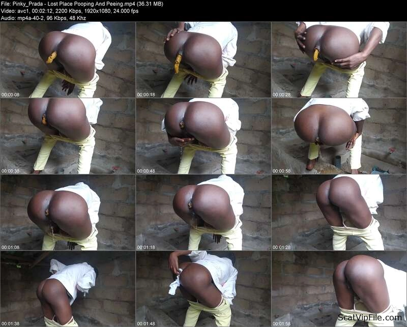 Pinky Prada and Ebony Princess in Lost Place Pooping and Peeing Scat Sex screenshot