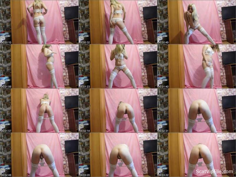 KatyaKASS Shocks with Piss and Poop Striptease in Hardcore Video screenshot