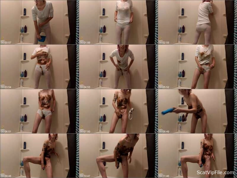 xxecstacy in Desperate Wetting and Pooping Panties- Real Scat and Copro Action screenshot