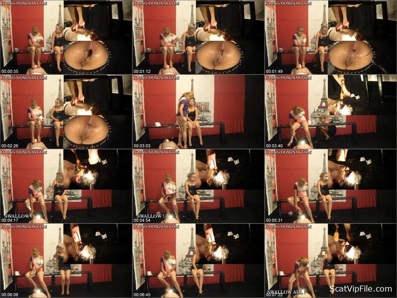 Watch Stupid Slaves Get Dirty with filthy Scat Action 💩 screenshot