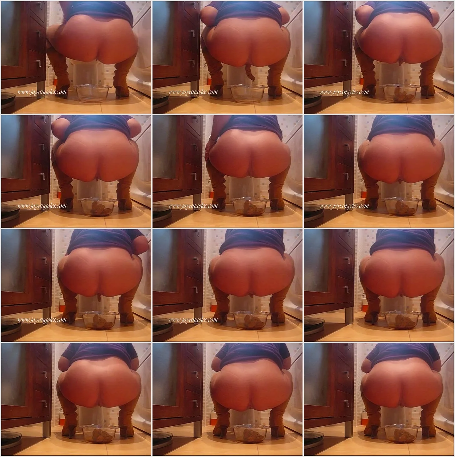 Scat Domination: Brazilian Mistresses Humiliate Thief With Shit screenshot
